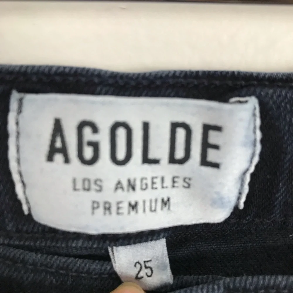 AGOLDE | Nico High Rise Skinny Jeans Darkwash - Picture 7 of 8